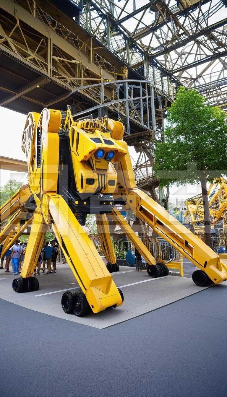 主题公园机械载具垂直落体游乐设施
