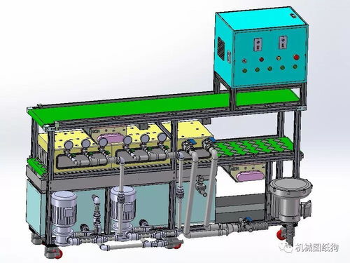 研磨上下料设备3d数模图纸 solidworks设计